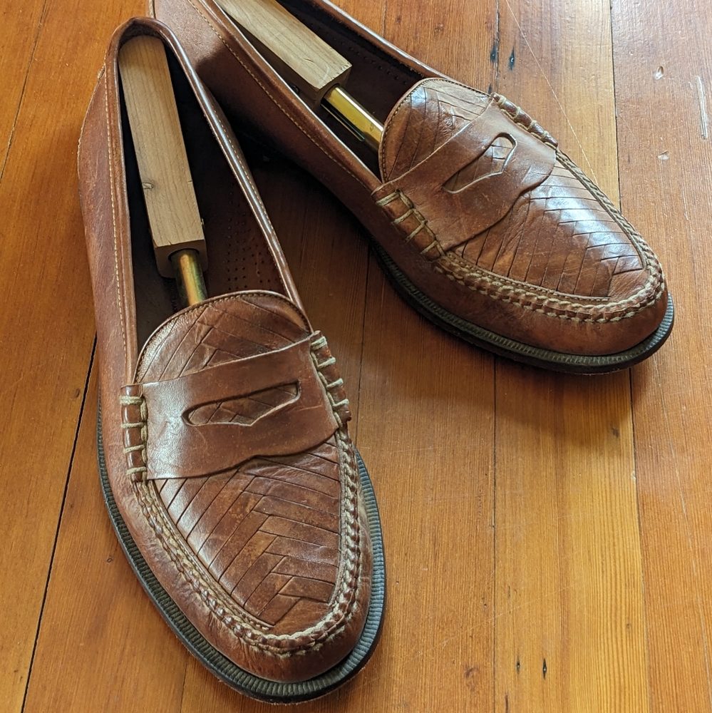 Brown Leather Loafers size 10.5